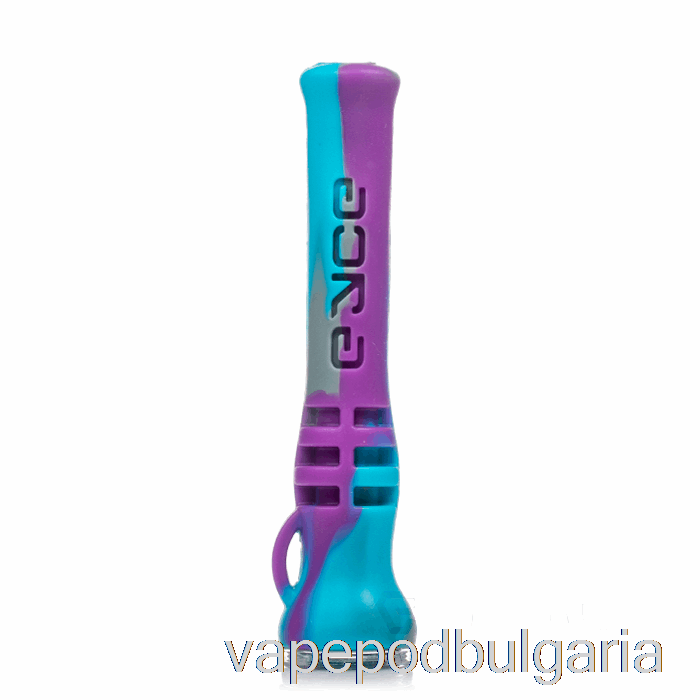 Vape Bulgaria Eyce Shorty силикон Chillum Mermaidpur (син / сив / лилав)